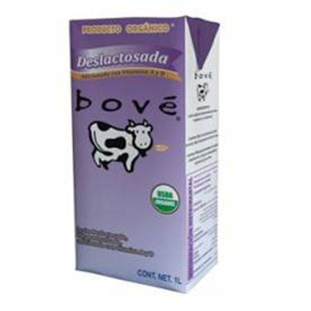 Leche deslactosada orgánica Bové (1lt)