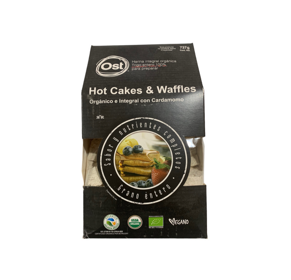 Hot Cakes & Waffles Orgánico e Integral con Cardamomo (737g)