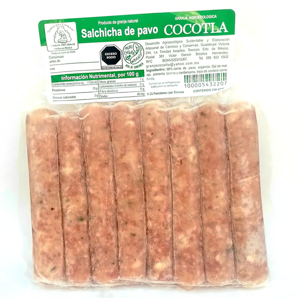 Salchicha de pavo (250g)